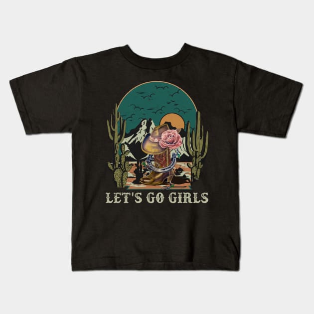 Birthday Gifts Let's Go Girls Women My Favorite Kids T-Shirt by DesignDRart